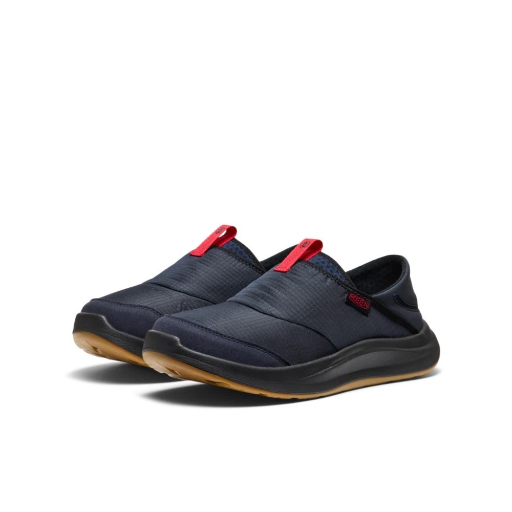 KEEN Men’s Whyser Slip-On Shoes Navy Blue Red Size 9
